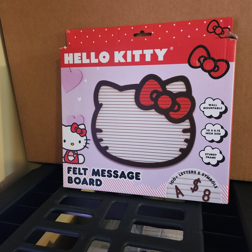 Hello Kitty Felt Message Board/ Canvas Tote Bundle